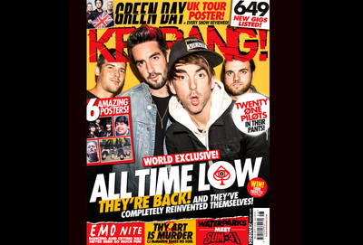 KERRANG Magazine ALL TIME LOW GREEN DAY CJ McMAHON WATERPARKS SUM 41 Sløtface
