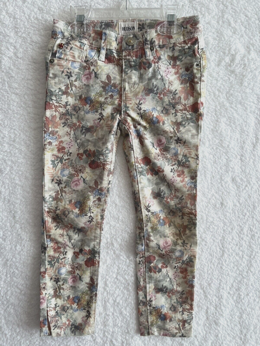 Hudson Little Girls Skinny Jeans Size 4 Floral Print Cotton Adjustable Waist - Picture 12 of 24