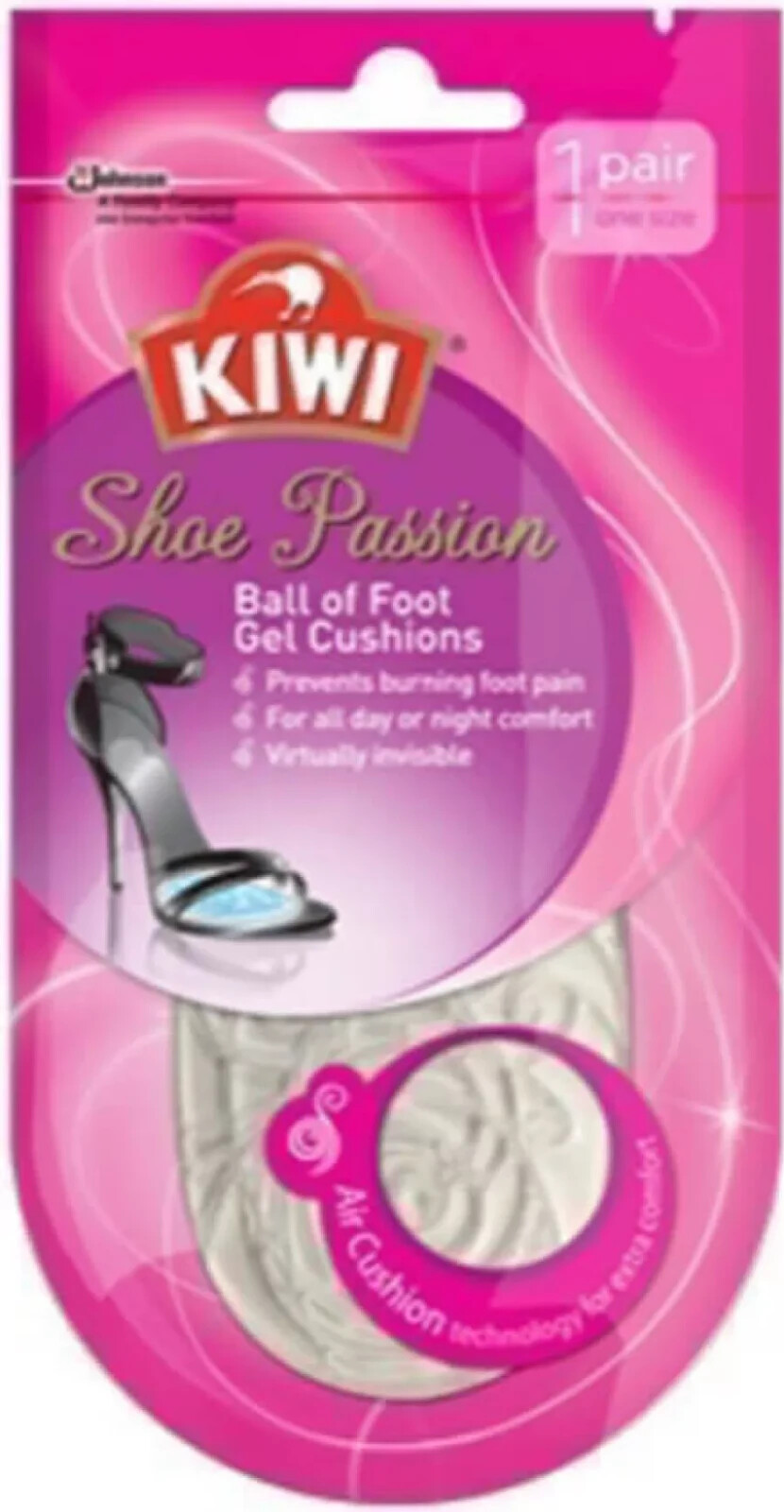2 x Kiwi Shoe Passion Ball of Foot Gel Cushions One Size Fits All FREE DELIVERY eBay