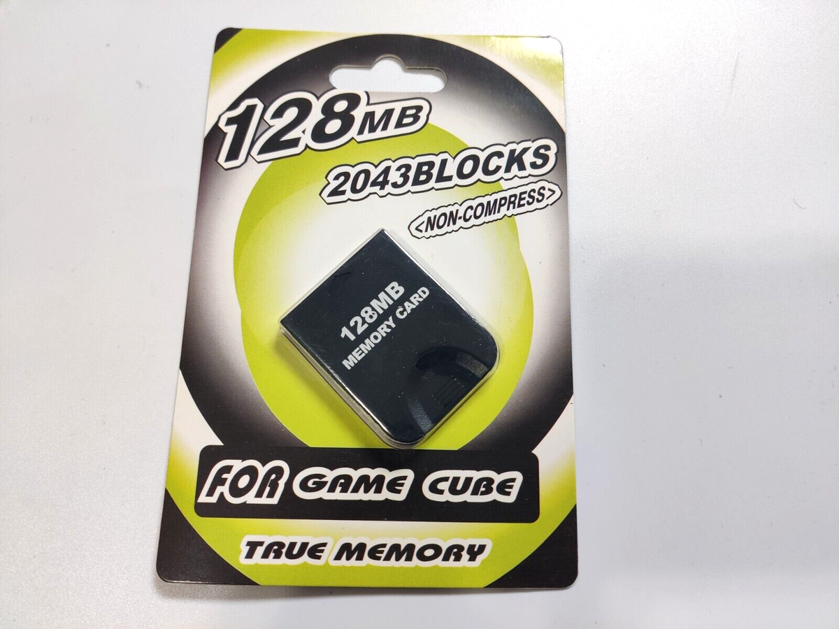 Nintendo GameCube 128MB Memory Card with 2043 Blocks for Game