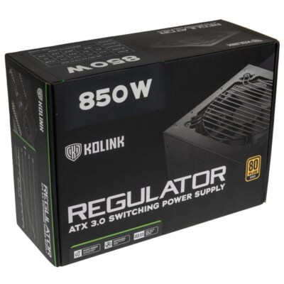 5999094005402 Kolink Regulator 80 PLUS Gold PSU, ATX 3.0, PCIe 5.0, modular - 85