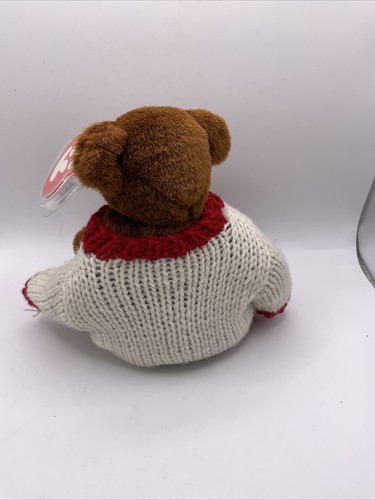 Ty Beanie Babys Dachbodenschätze Casanova Bär Herz Pullover Etikett im Schutz - Bild 5 von 11