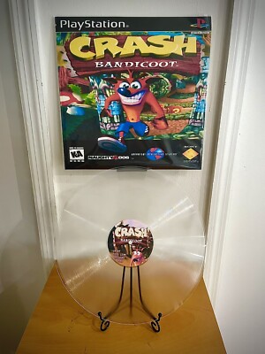 DEFECTIVE Crash Bandicoot PlayStation PS2 Soundtrack Vinyl Record G3D