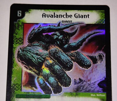 最終価格です！OLDMOUNTAIN UNREALHI-BALL BW CAVE Avalanche Giant DUEL MASTERS ORIGINAL CGG HOLO Super Rare CARD EX