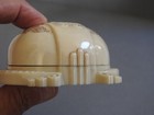 incredible vintage ART DECO NOUVEAU JEWELRY RING DISPLAY BOX ivory plastic — photo 7