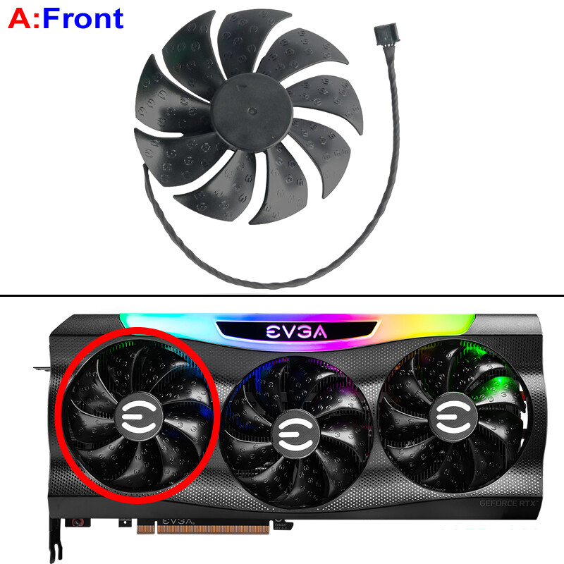 Rtx 3070 3080ti V 3090 PLD09220B12H Ball Bearing Graphics Card Fan