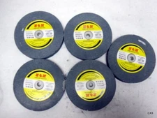 5 Pack of 100 Grit 6" Bench Grinding Wheel 4138 Max RPM