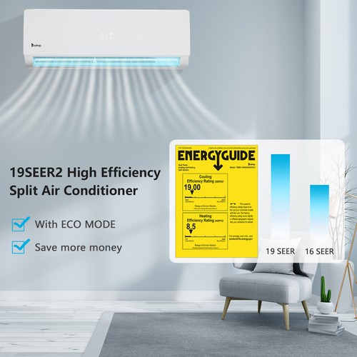 27000 BTU Tri Zone AC Ductless Wifi Mini Split Air Conditioner and Heating Pump - Picture 6 of 24