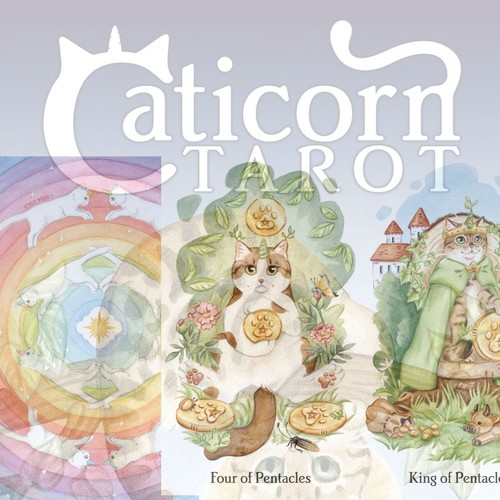 Caticorn Tarot Deck - 78 Mystical Cards with Guidebook - Picture 2 of 13