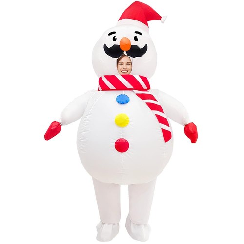 Inflatable Christmas Snowman Costume Snowman Inflatable Costumes Santa Claus ...