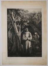 DE BOISSIEU Jean-Jacques - "Les Pères du désert". 1797. Eau-forte.