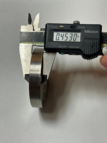 Placa espaciadora de brida Neotecha 2-1/2" OD, 1-3/8" ID, 1/4" IDENTIFICACIÓN orificio de perno, 21/64" T - Imagen 8 de 8
