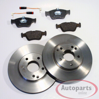 Bremsscheiben Ø 300 mm + Bremsbeläge hinten für Mercedes GLK Klasse [X204]