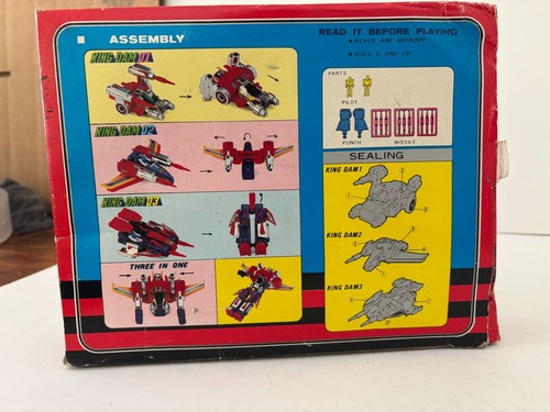 King Dam Three in One Die-Cast Robot Diaclone Diabattles Vintage Action Figure - Picture 4 of 10
