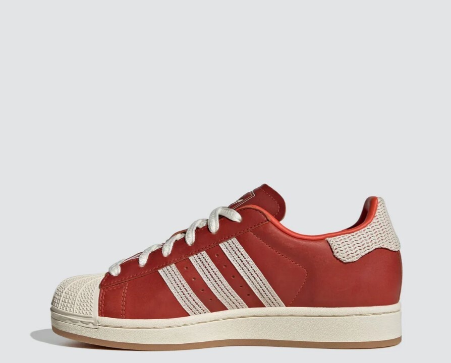 adidas gazelle silver green womens Men's Adidas Superstar II Leather Sneakers in Victory Red  CHROME