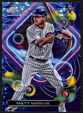 2023 Topps Cosmic Chrome MATT MERVIS (RC) /99 BLUE MOON Refractor Rookie Cubs