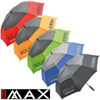 BIG MAX AQUA WASSERDICHT 52'' DUAL VERDECK AUTOMATISCH ÖFFNEN GOLFSCHIRM @ 50 % RABATT