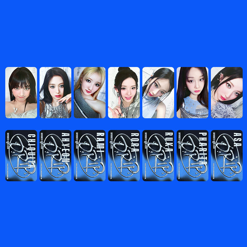 7pcs/set Kpop BABYMONSTER DRIP Self Made Photo Card . Photocards
