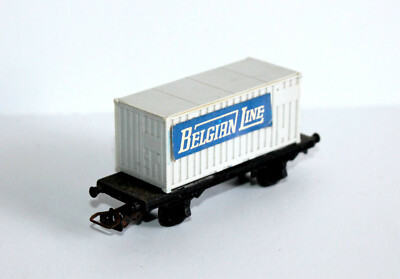 JOUEF - FREIGHT WAGON - ECH:HO - BELGIAN LINE CONTAINER - WLuV brakes, TRAIN