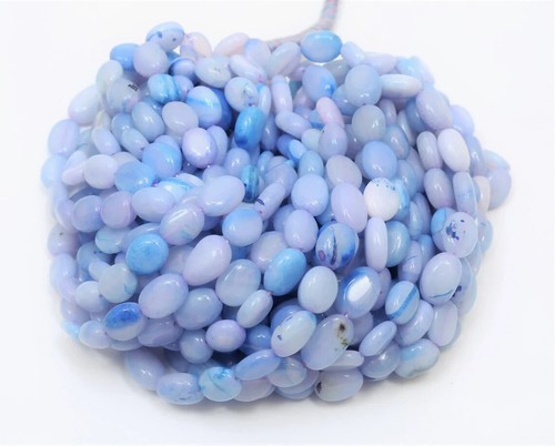 Amazing Light Lavender Plain Nugget beads, 16 inch Lavender Opal Plain tumble - Picture 6 of 13