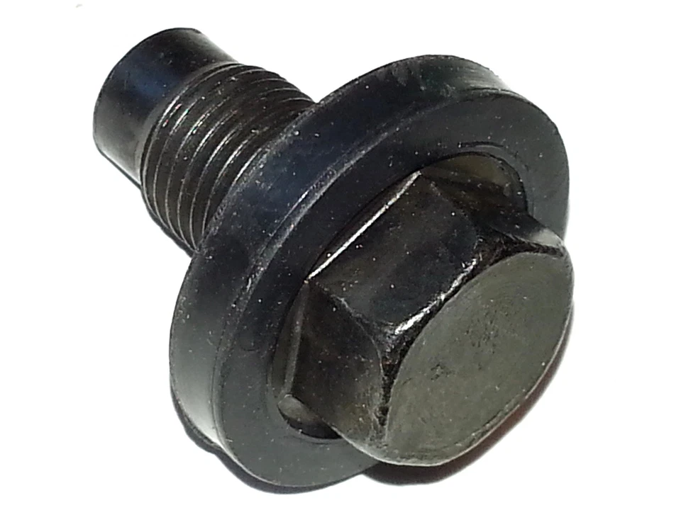 Perno y junta de tapón de drenaje de cambio de cárter de aceite del motor 1/2"-20 roscas para Chrysler B Foto 4 de 4