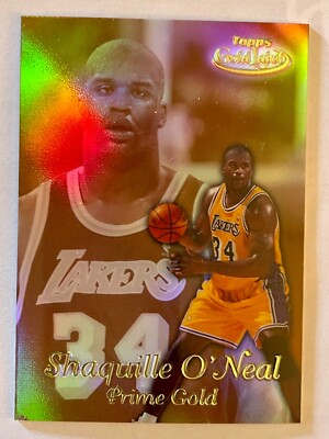 1999-00 Topps Gold Label Prime Gold SP Shaquille O Neal Shaq PG4