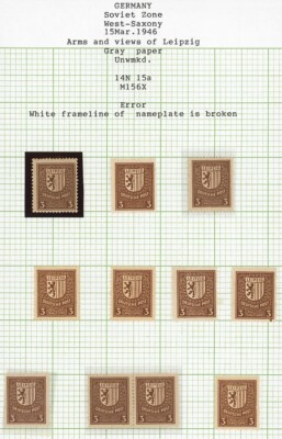 Soviet Zone 1946 Farewell Series Stamps – Complete MNH Set (Unmounted, Never Hinged) – Prophila Certified Collectors Edition - View #4
