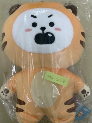 BTS BT21 Tiger RJ Tatton Plush Doll Linefriends Official 2022 L Size NEW Year