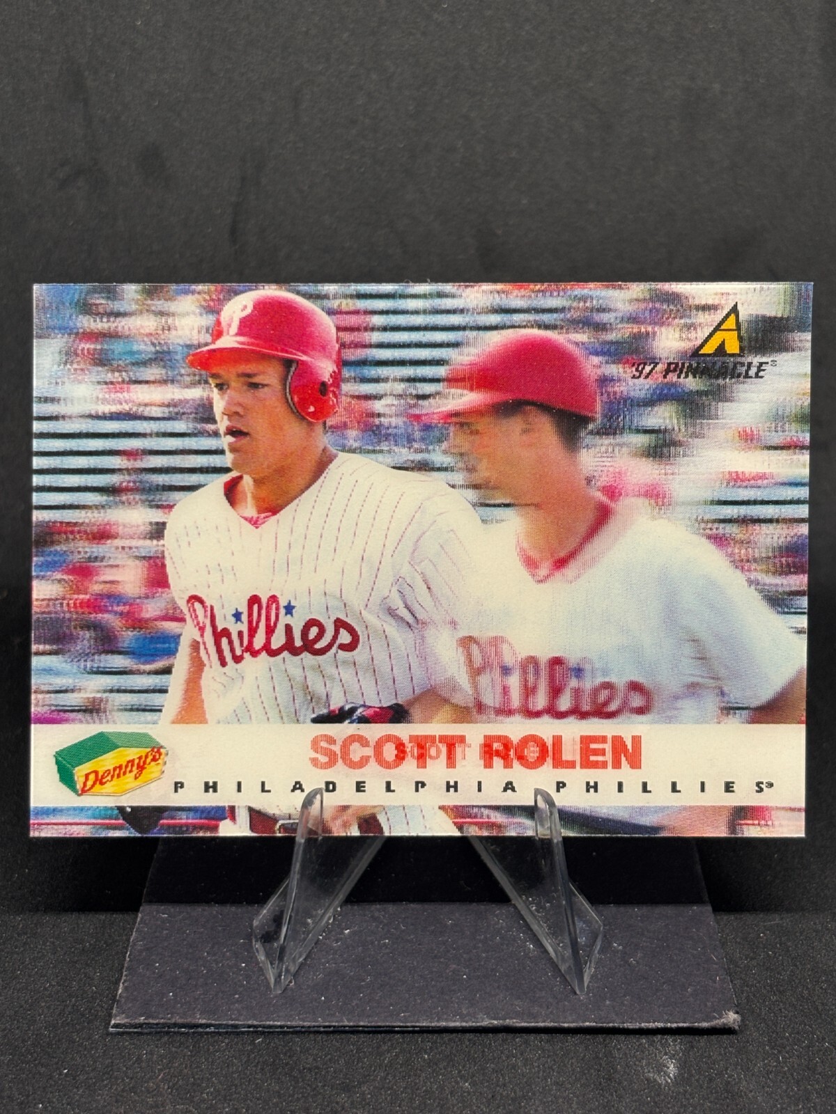 Scott Rolen 1997 Pinnacle Denny's 3D Holograms #28 Philadelphia Phillies