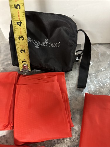 Bag-a-Roo Reusable Shopping Bags 5 Pack 23” X 14.5” Red Can Hold Up To 60lbs - Picture 16 of 20