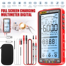 Smart LCD Digital Multimeter 6000 Counts Voltage Tester Resistance Meter Set