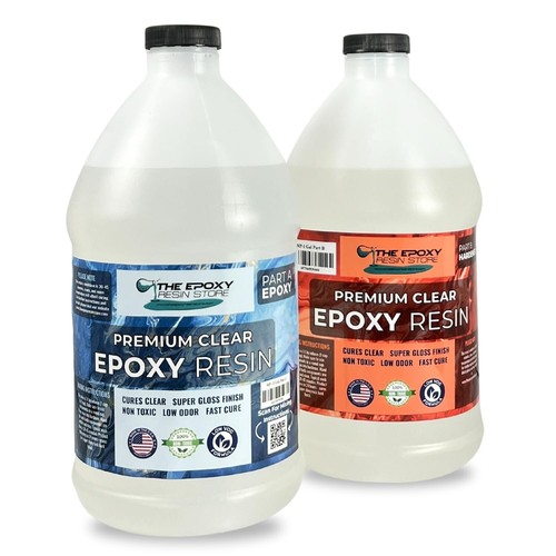 Epoxy Resin 1 Gallon Kit Crystal Clear Epoxy Resin Kit for Art, Craft
