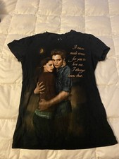 Vintage Twilight New Moon Bella Edward Women's Shirt Large Double Sided