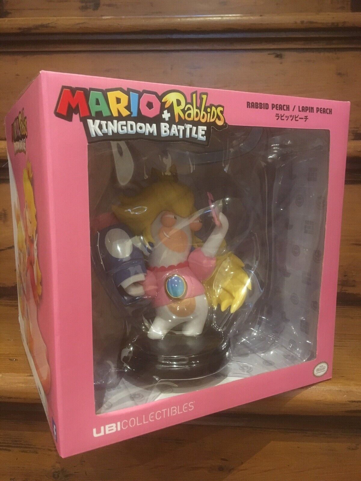 MARIO +RABBIDS KINGDOM BATTLE STATUA PEACH 16,5 cm DA COLLEZIONE NINTENDO  SWITCH