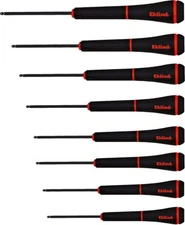 Eklind 8pc SAE Hex Screwdriver Set Ball End .050"-5/32 INCH Comfort Grip 90108