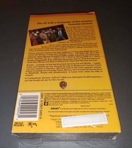 CADDYSHACK MOVIE 1984 (2005) VHS Die Snobs gegen die Slobs Rodney Dangerfield - Bild 2 von 6