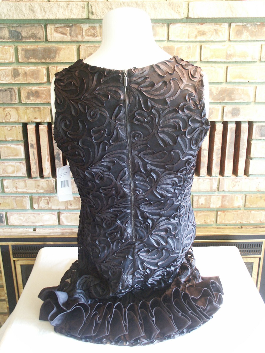 Robe Noire Donna Ricco Taille 8 - Occasion Très Bon état, Capuche, Fermeture éclair, Genou