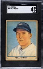 1941 Playball Bill Dickey New York Yankees HOF  #70 ⭐️💥🎯  SGC Graded 4