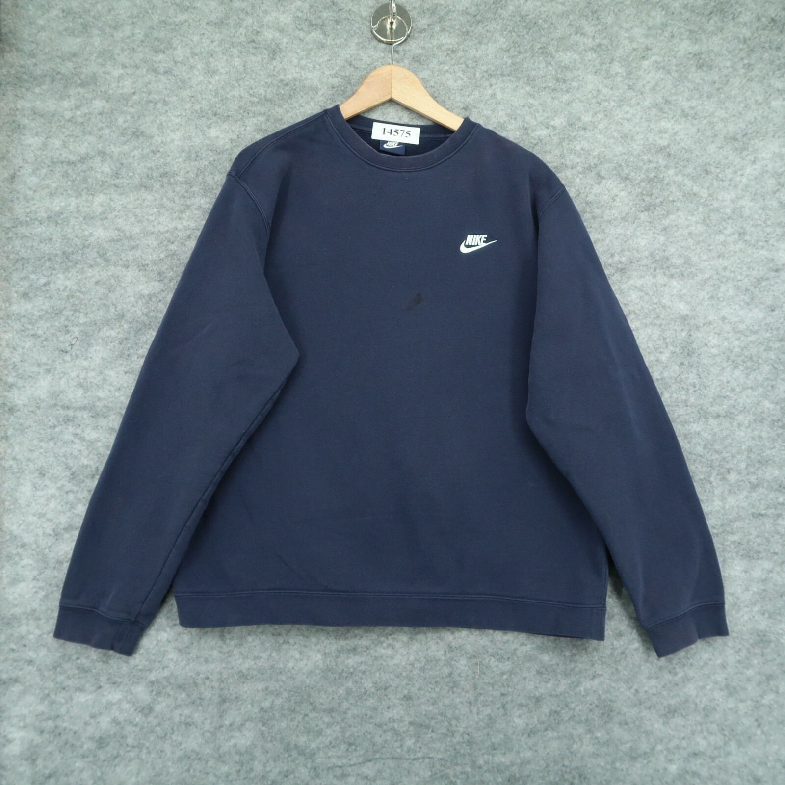 NIKE Sweatshirt Mens XL Navy Blue 