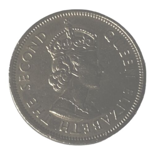 1960 Hong Kong Queen Elizabeth II Coin $1.00 Lot Of 5