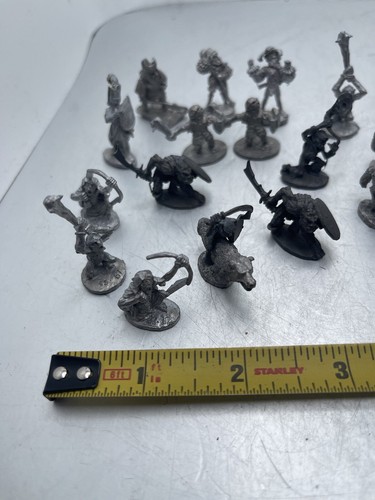 Ral Partha Miniatures D&D Lot Of 16 Vintage Goblins Wolf Riders Swords Figures - Picture 10 of 24