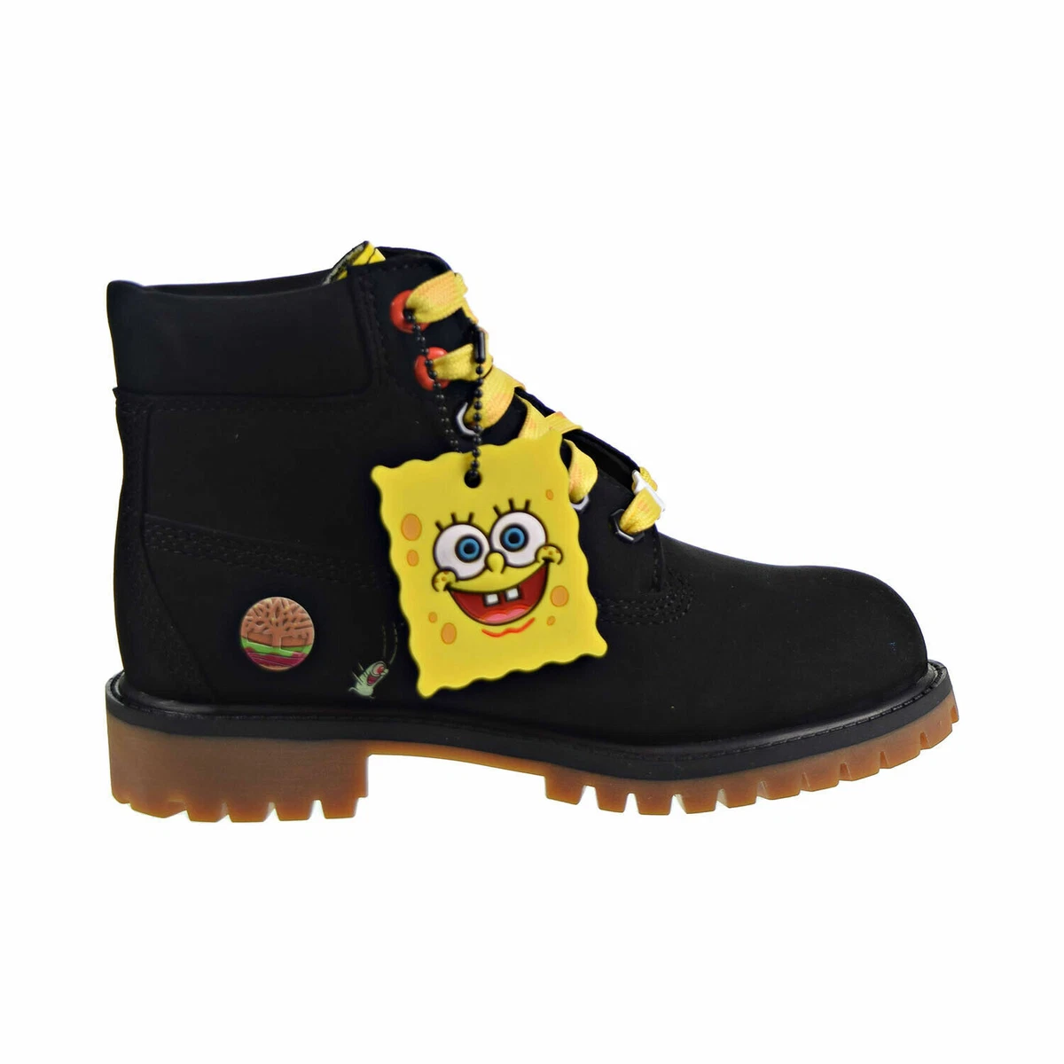 Timberland X SpongeBob 6 Inch Premium WP Boots Little Kids Black