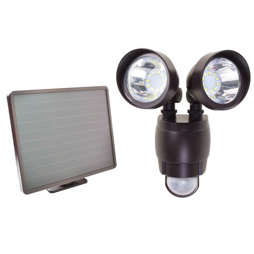 20 SMD LED Dual Security Detector Solar Spot Light Motion Sensor Floodlight