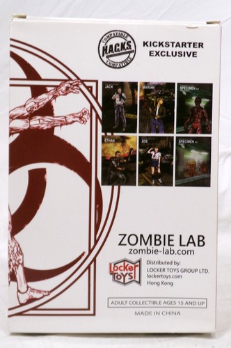 Boss Fight Studio Locker Toys Zombie Lab Kickstarter Zoe 3.75" Figure New - Picture 2 of 4