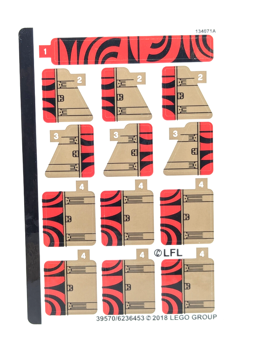 Lego STICKER SHEET for 75215 Star Wars Cloud-Rider Swoop Bikes