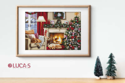 Christmas interior B591L Luca-S Counted Cross-Stitch Kit