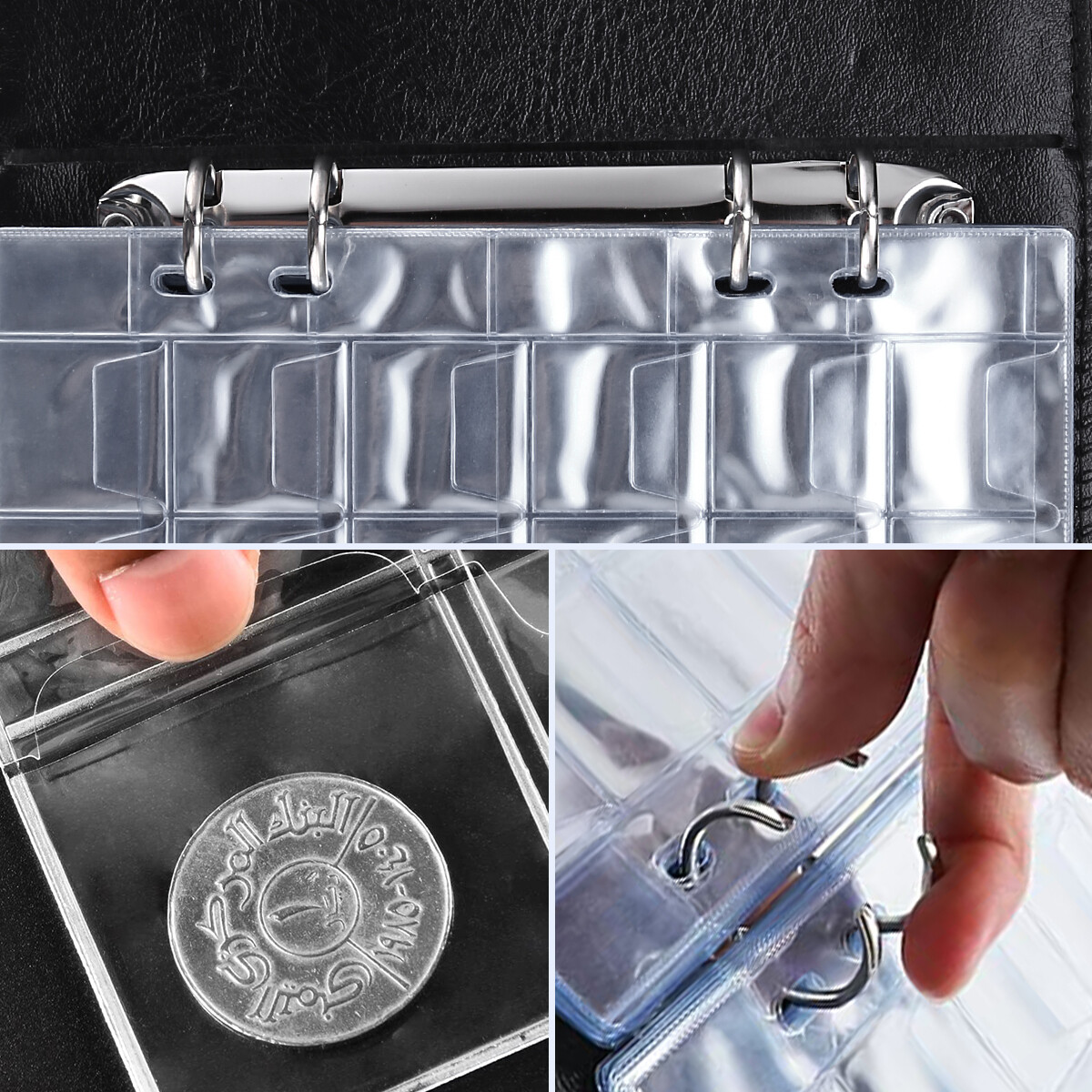 480 Pocket World Coin Storage Book Large Capacity Folder Collection Holder Album