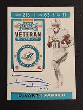 2019 DeVante Parker Autograph Panini Contenders Veteran Ticket NFL #VT-DP
