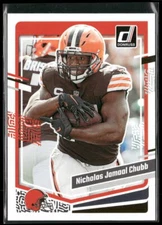 2023 Panini Donruss #69b Nick Chubb Full Name Variation SSP