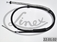 Linex Handbremsseil Links FüR Lancia Delta 3 1.4-2.0D 08.08-08.14 Oe 51808306